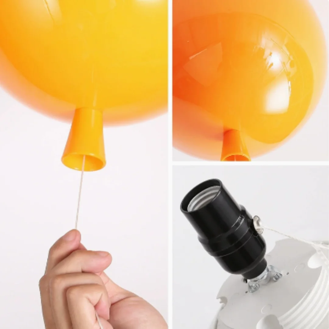 Lampa wisząca Abigali Baloon E27 do pokoju dziecięcego 20cm niebieski — zdjęcie 5