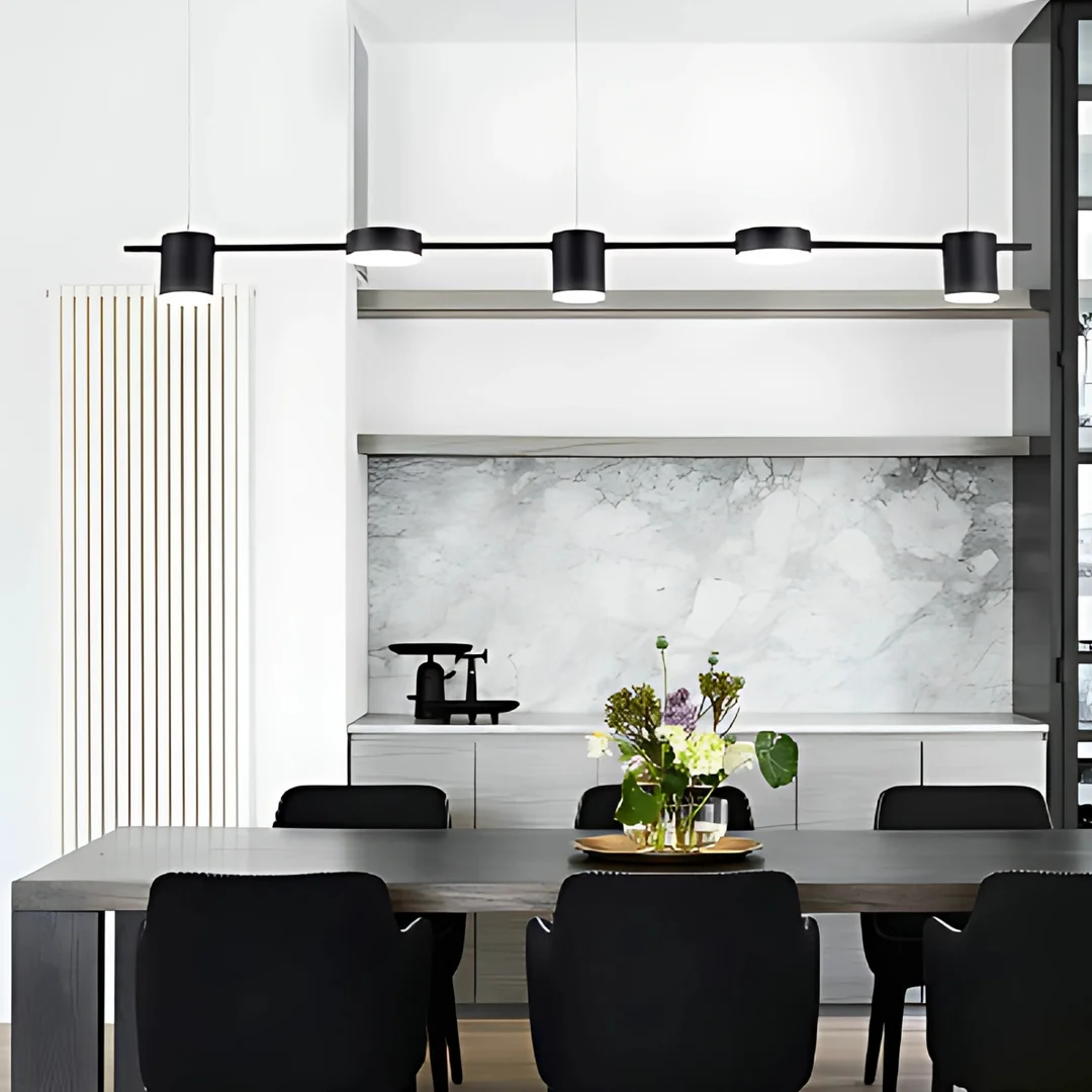 Lampa wisząca Abigali Glichio 35W 120cm liniowa nowoczesna czarna — zdjęcie 5
