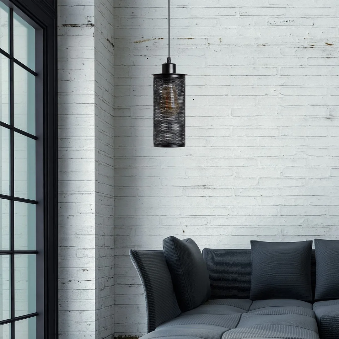 Lampa wisząca Abigali Midnight E27 czarny — zdjęcie 2