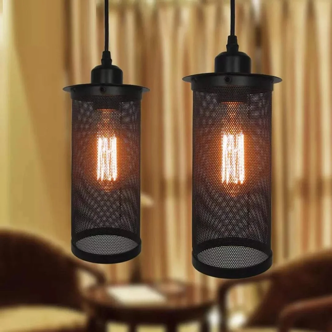 Lampa wisząca Abigali Midnight E27 czarny — zdjęcie 7