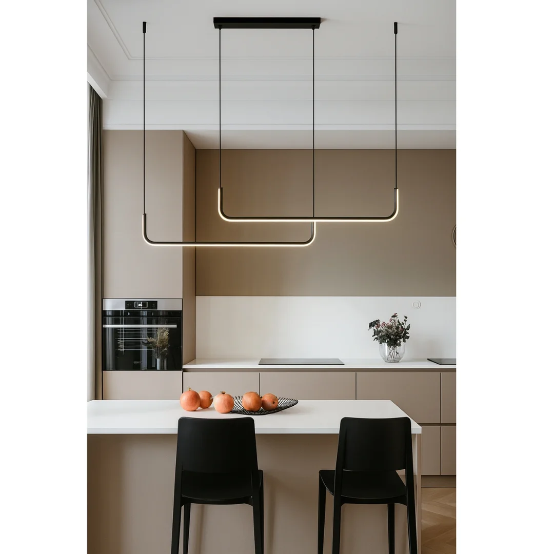 Lampa wisząca Abigali Nikon 36W nowoczesna czarna — zdjęcie 2