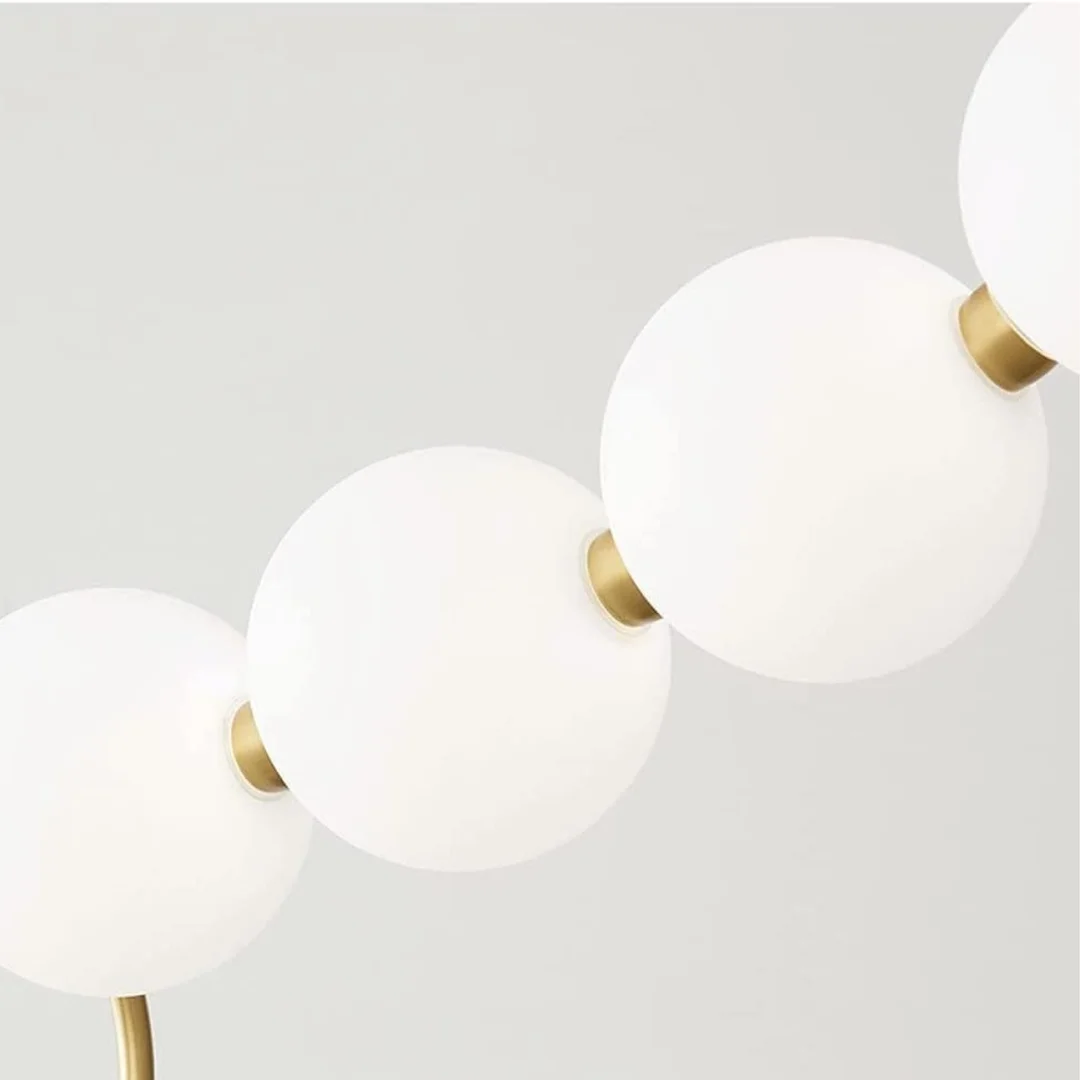 Lampa wisząca Abigali Pontti Big1 30W złoty/mleczne kule — zdjęcie 5