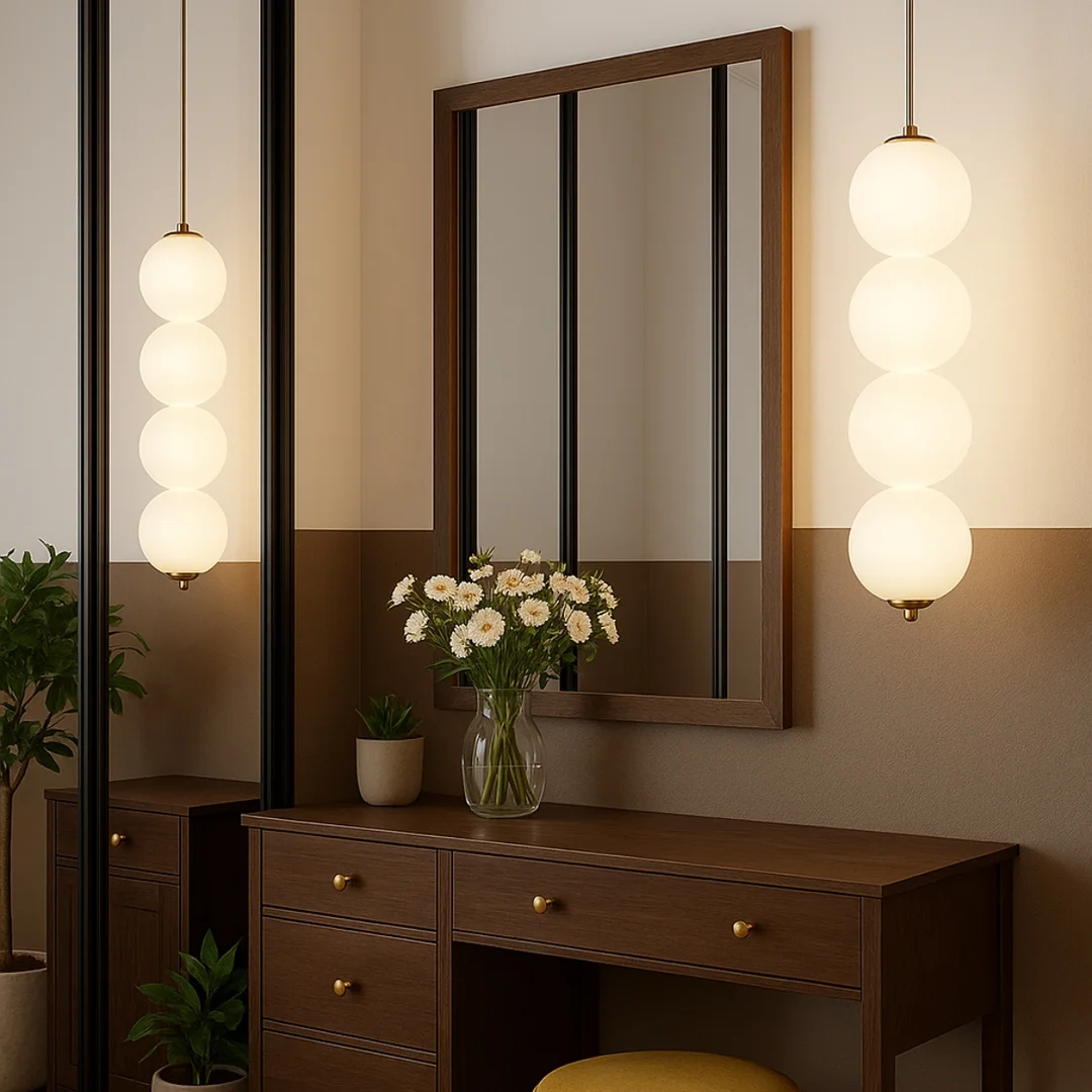 Lampa wisząca Abigali Pontti4 12W złoty/mleczne kule — zdjęcie 4