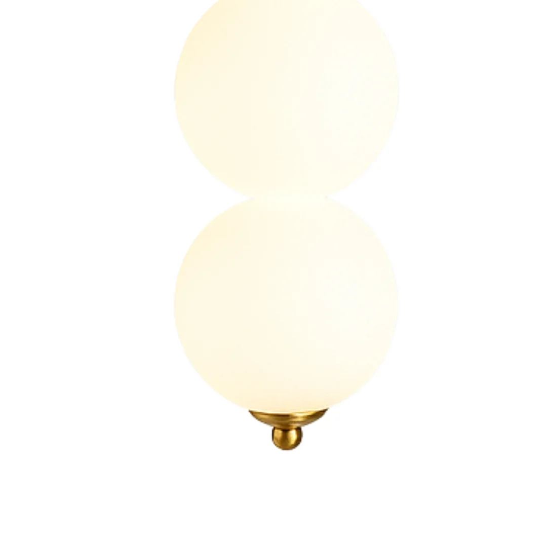Lampa wisząca Abigali Pontti5 15W złoty/mleczne kule — zdjęcie 4