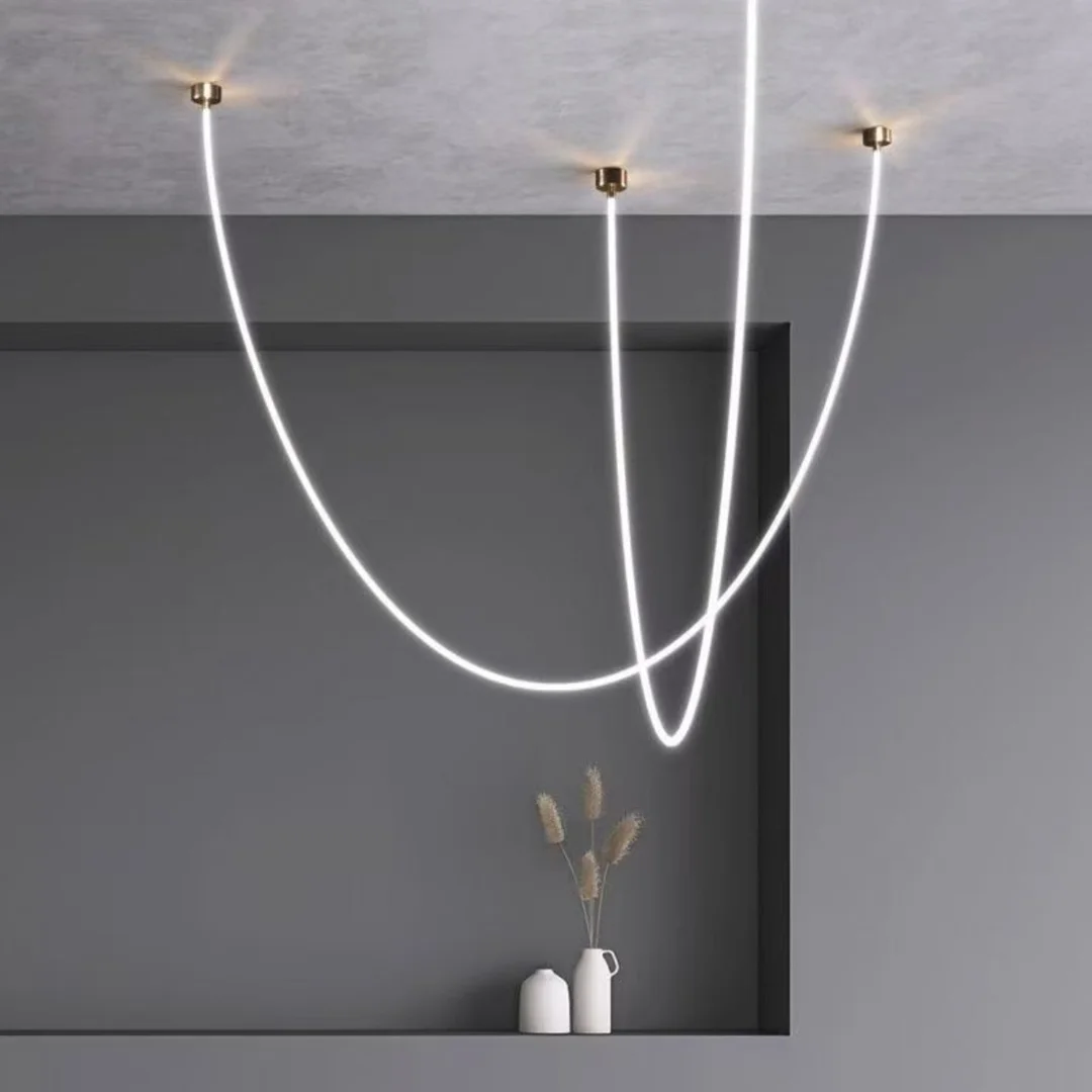 Lampa wisząca Abigali Skyline 40W 3000K nowoczesna 2m — zdjęcie 3