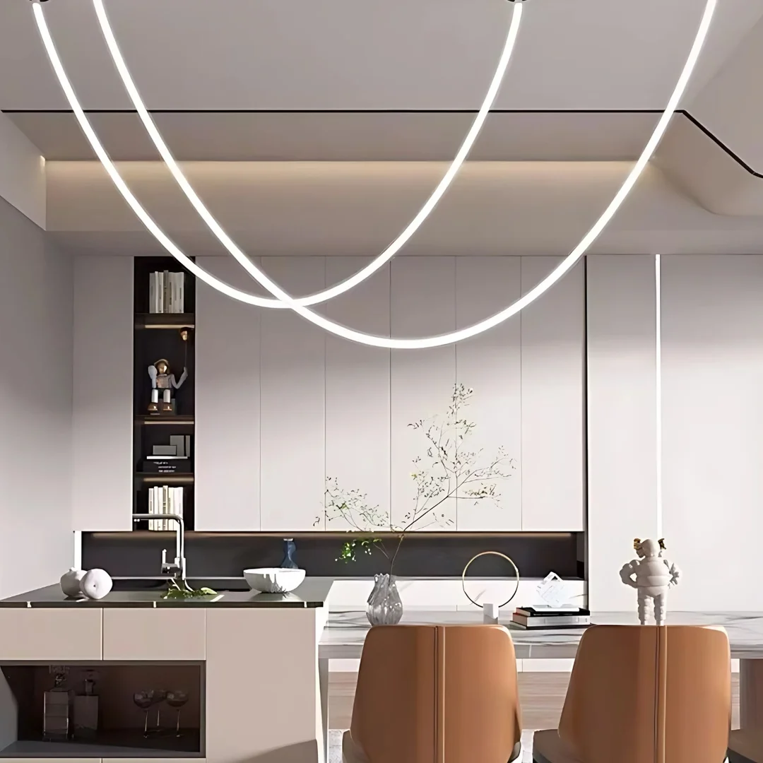 Lampa wisząca Abigali Skyline 40W 3000K nowoczesna 2m — zdjęcie 7