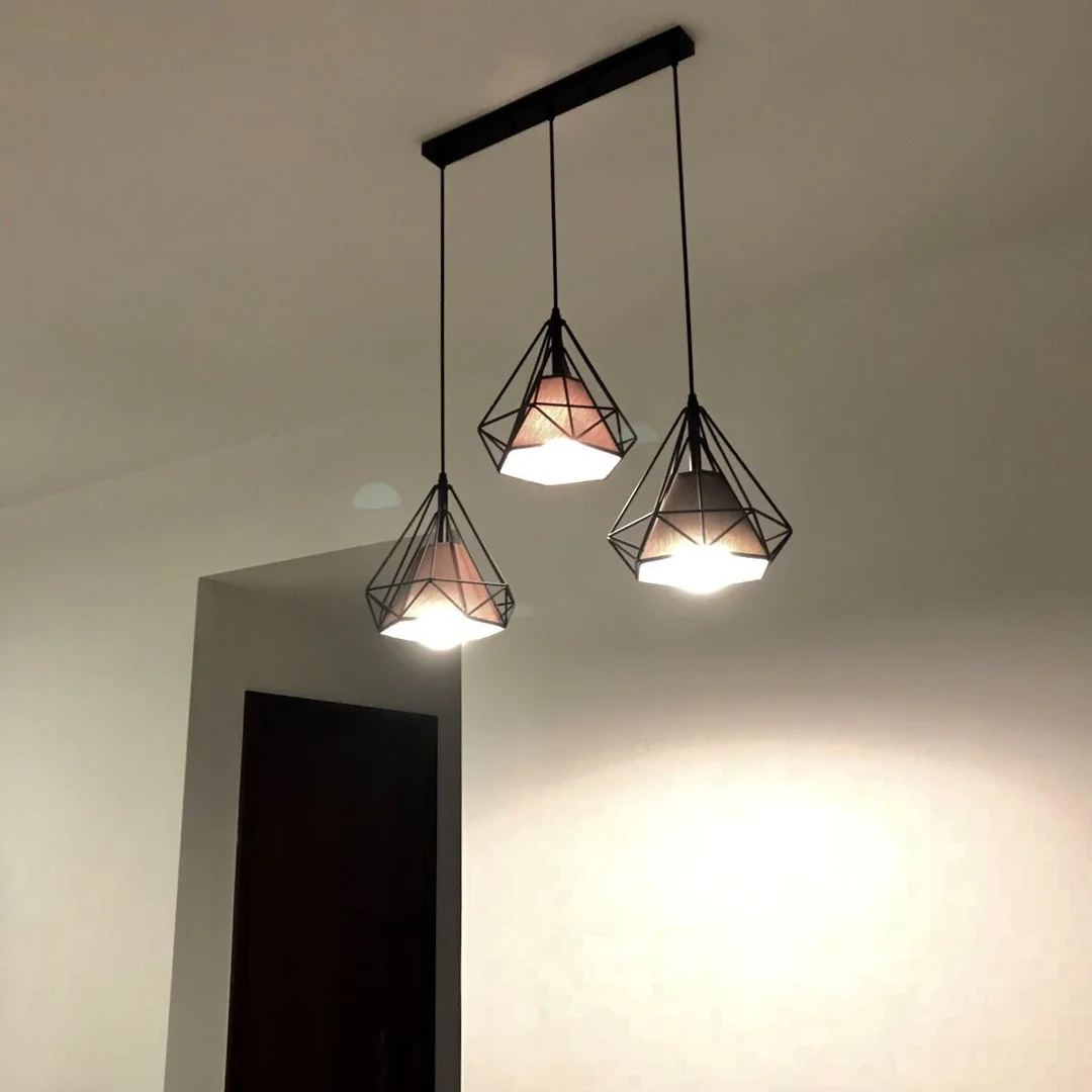 Lampa wisząca Diament Abigali Diamond III L — zdjęcie 4