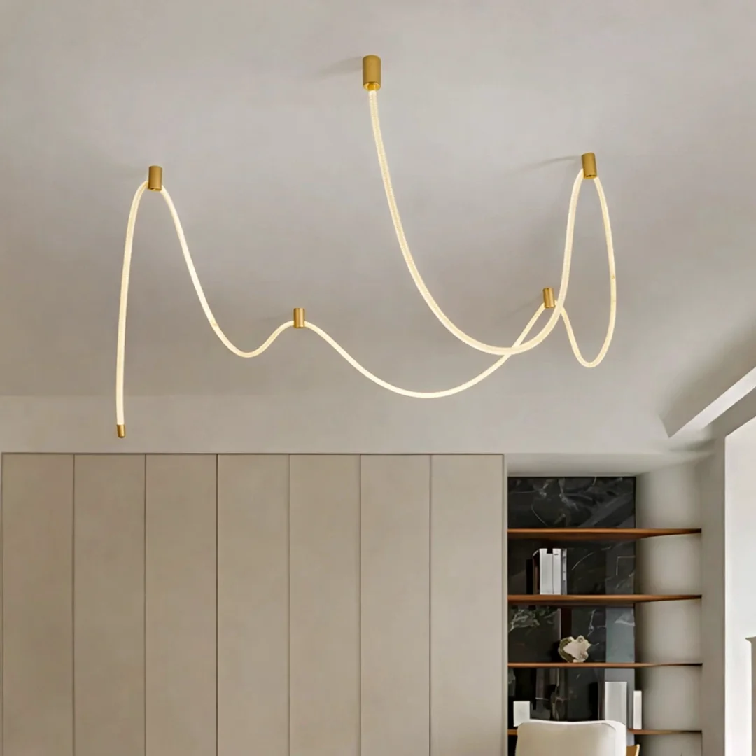 Lampa wisząca LED Abigali Skyline 60W flex nowoczesna 3m — zdjęcie 3