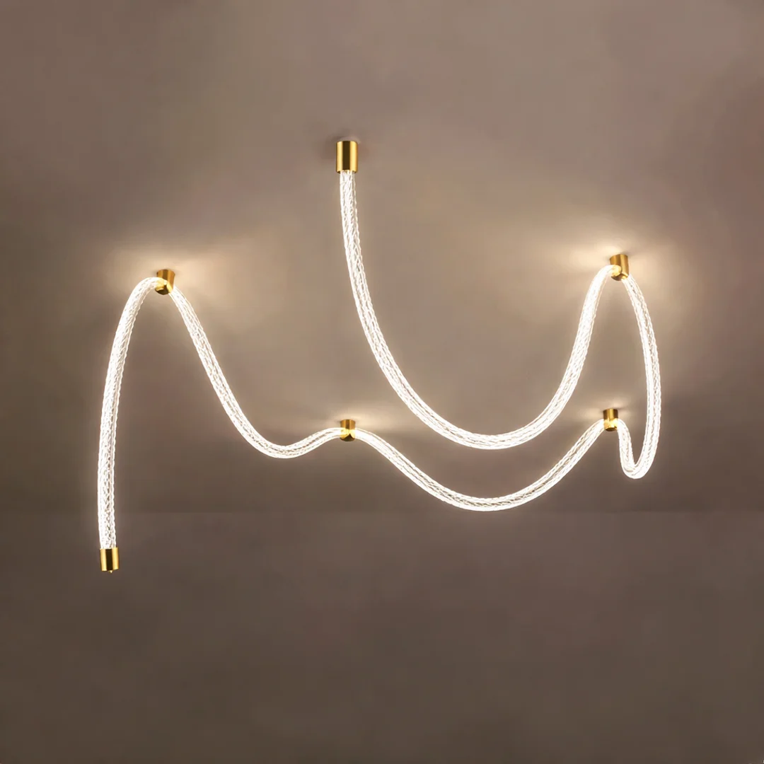 Lampa wisząca LED Abigali Skyline 60W flex nowoczesna 3m — zdjęcie 5