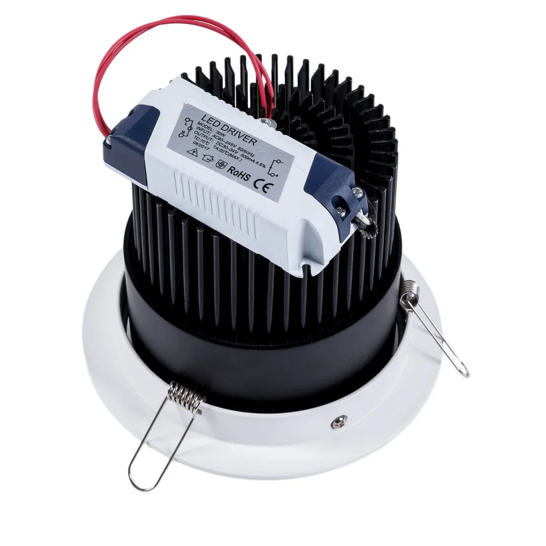 Oprawa sufitowa LED Greenie COB 30W 230V biała naturalna Ø160x110 NW — zdjęcie 2