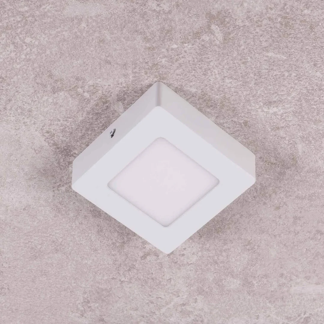 Plafon LED Greenie SOLID kwadratowy metalowy 120x120 5W NW — zdjęcie 3