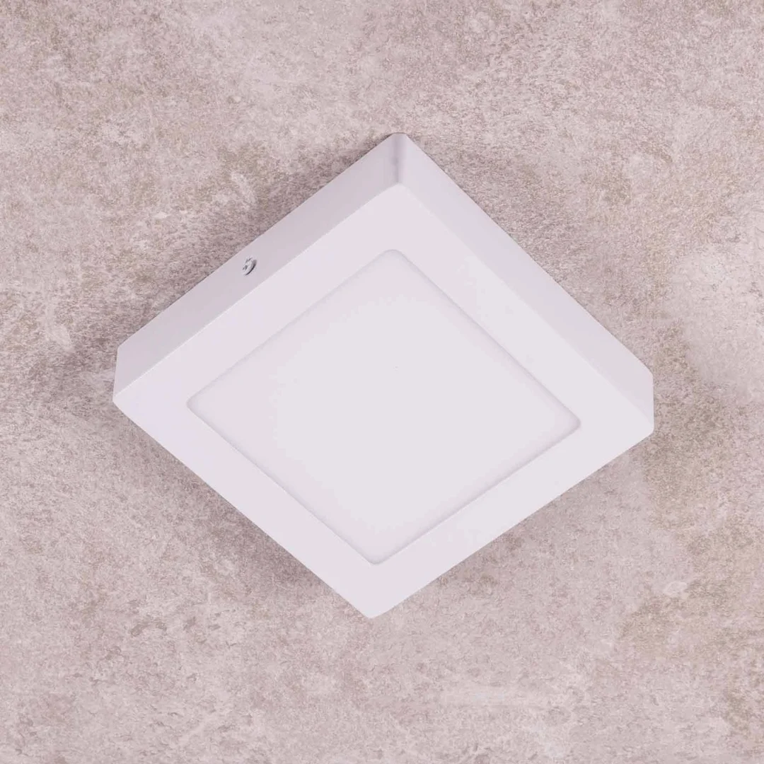 Plafon LED Greenie SOLID kwadratowy metalowy 170x170 12W WW — zdjęcie 3