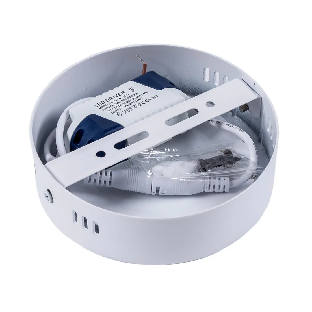Plafon LED Greenie SOLID okrągły metalowy Ø120 5W CW — zdjęcie 4