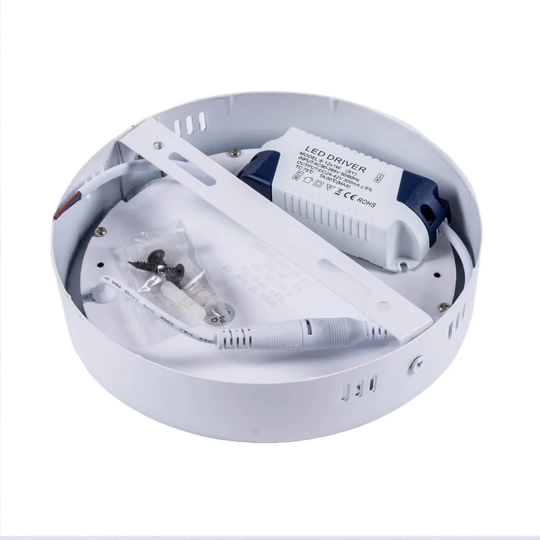 Plafon LED Greenie SOLID okrągły metalowy Ø170 12W CW — zdjęcie 5