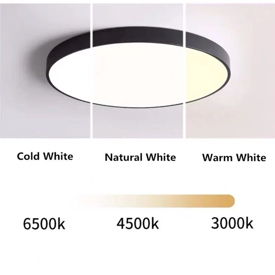 Plafon LED okrągły Abigali 300*50mm 20W 3000K — zdjęcie 9