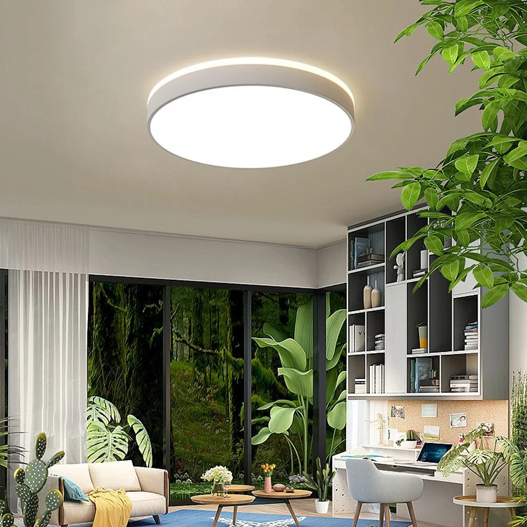 Plafon LED okrągły biały Abigali 600*65mm 60W 3000K — zdjęcie 2