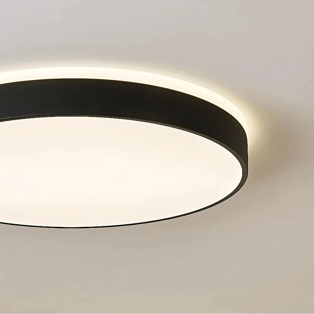Plafon LED okrągły czarny Abigali 600*65mm 60W 3000K — zdjęcie 3