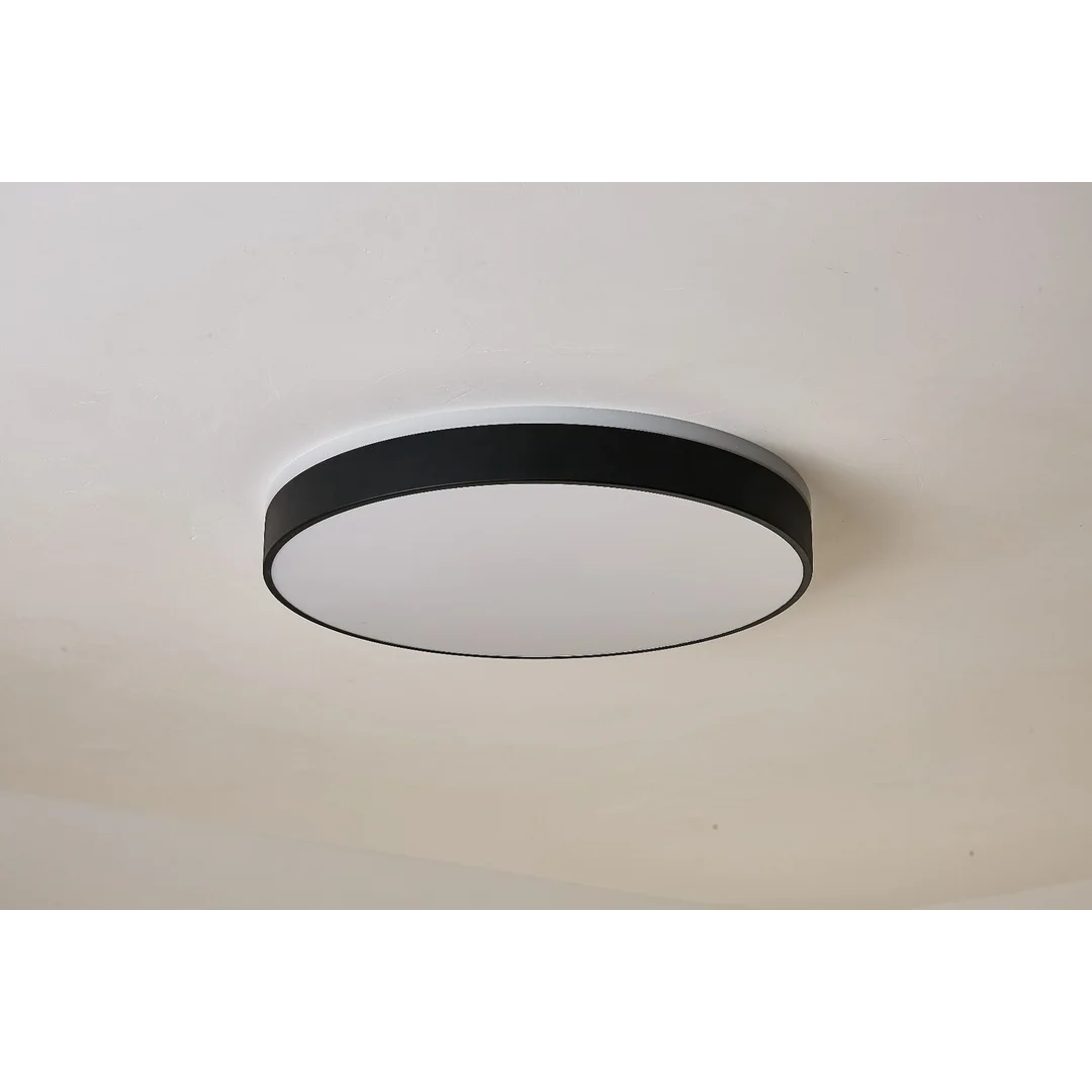 Plafon LED okrągły czarny Abigali 600*65mm 60W 3000K — zdjęcie 7