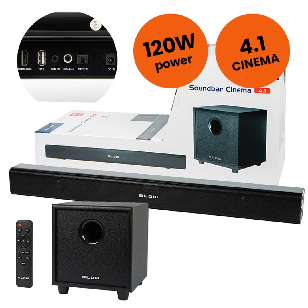 Głośnik Bluetooth soundbar CINEMA 4.1 30-452