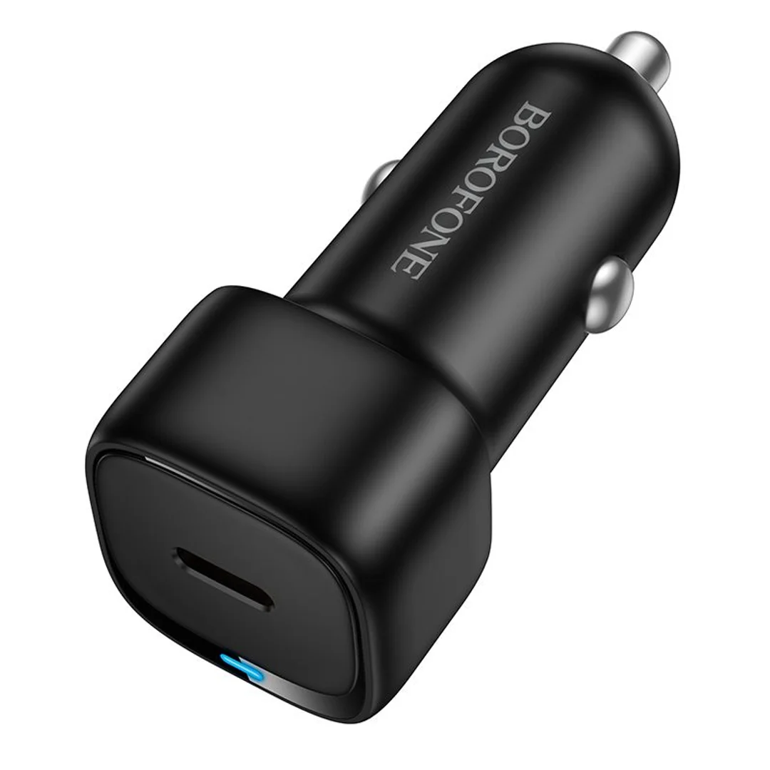 Ładowarka samochodowa Borofone BZ34A Cloud - Typ C - PD 20W czarna