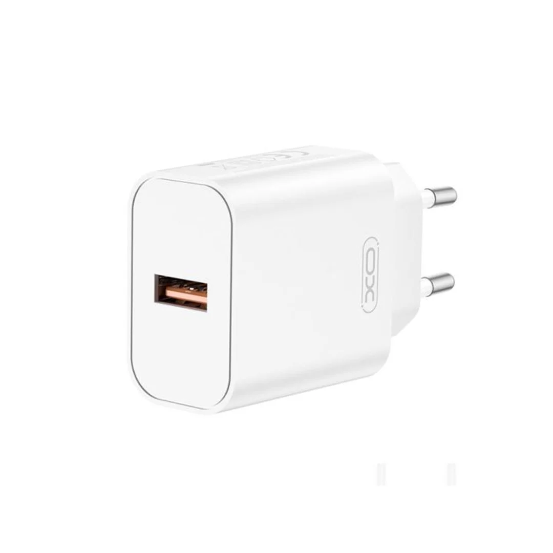 Ładowarka sieciowa XO CE33 QC 18W 1x USB biała