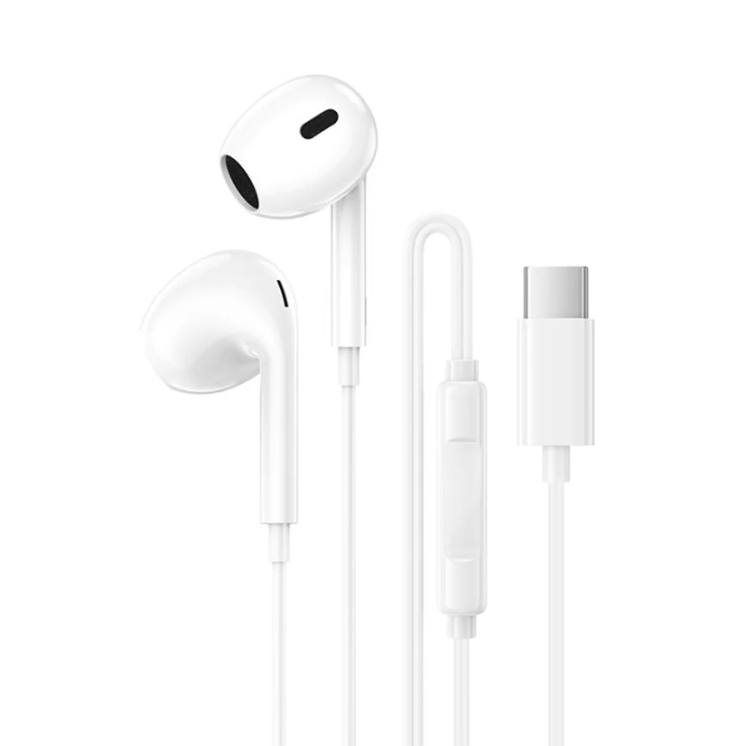 Słuchawki Borofone BM100 Max Fuente z mikrofonem Typ C (DAC) białe