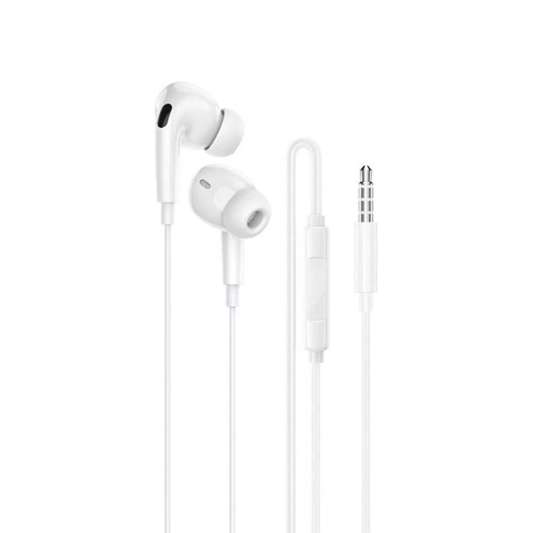 Słuchawki Borofone BM100 Pro Fuente z mikrofonem białe