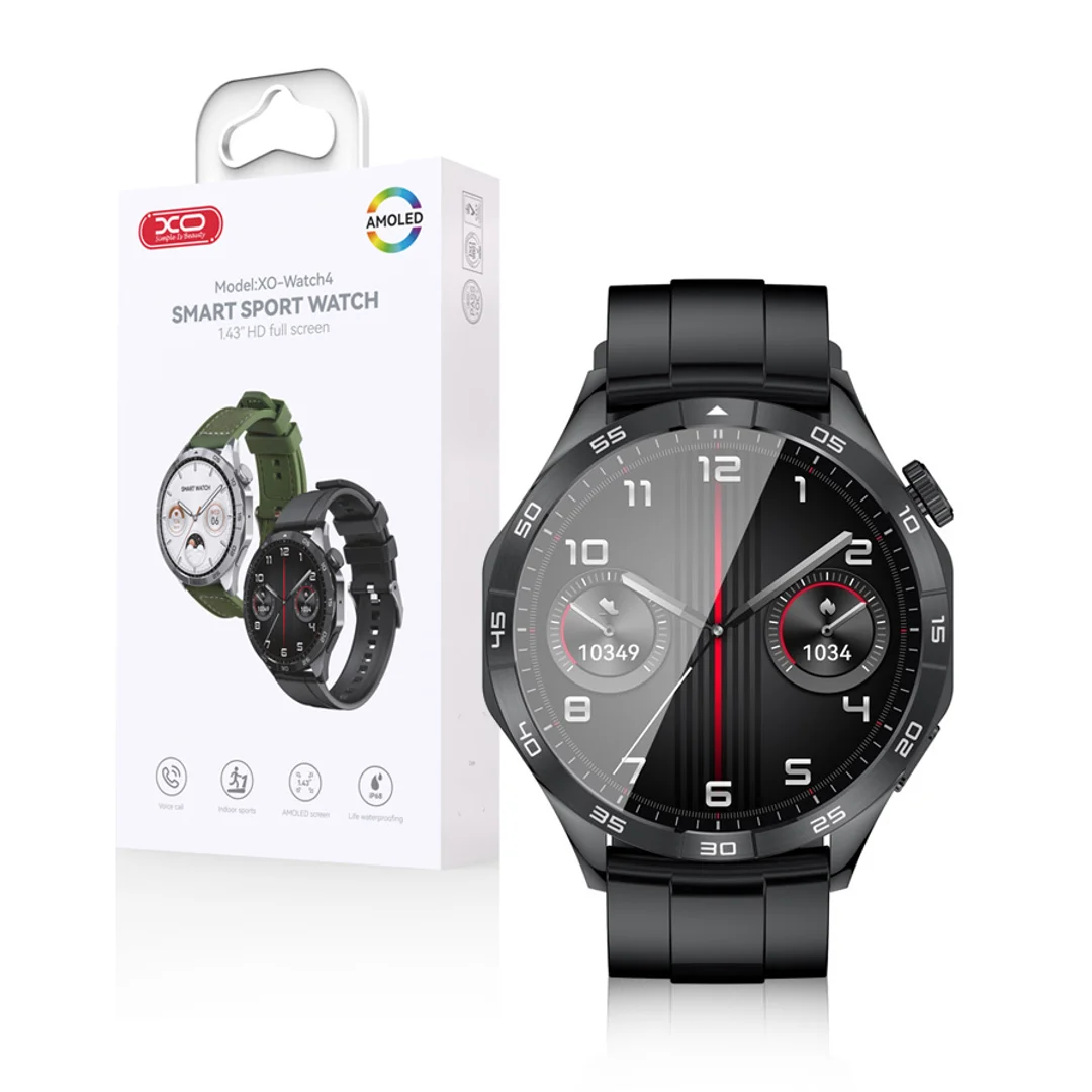 Smartwatch XO Watch 4 Amoled czarny