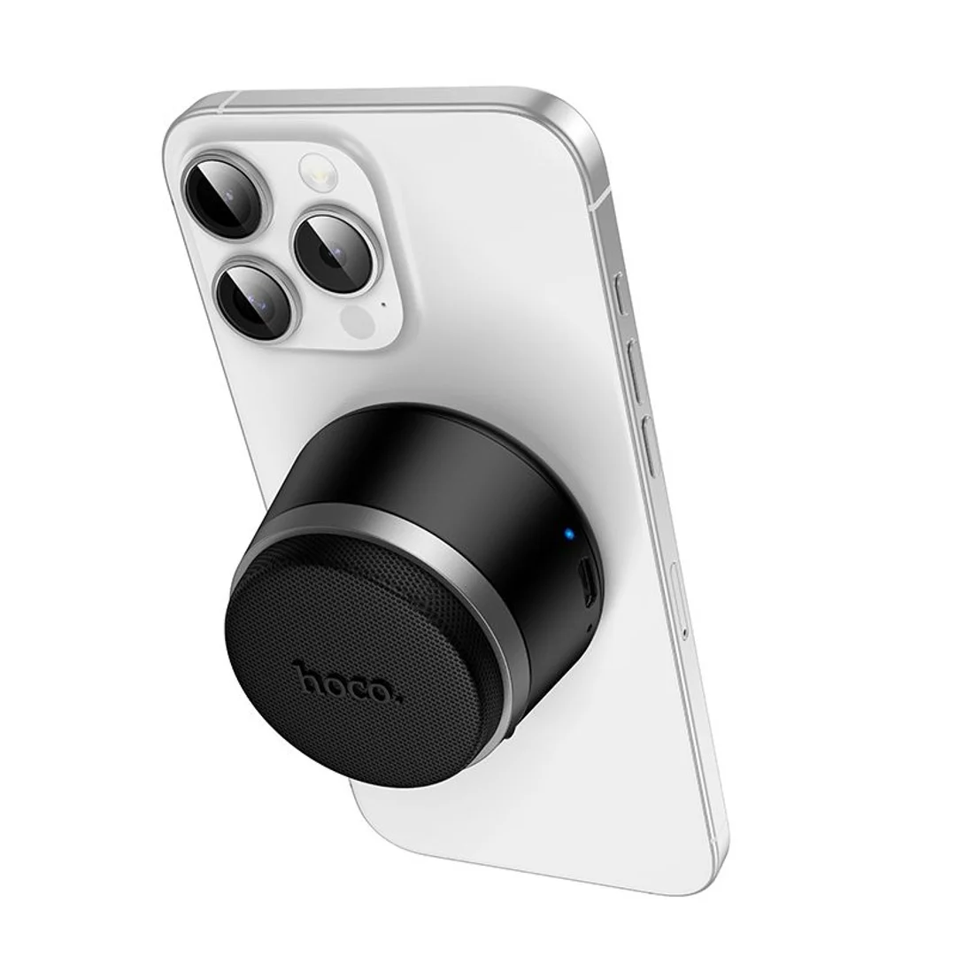Głośnik bluetooth 8W 3h Hoco z wbudowanym magnesem HC43 czarny - 8