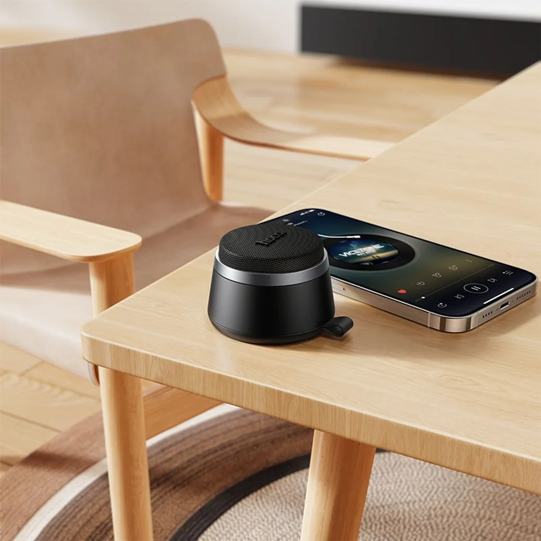 Głośnik bluetooth 8W 3h Hoco z wbudowanym magnesem HC43 czarny - 9