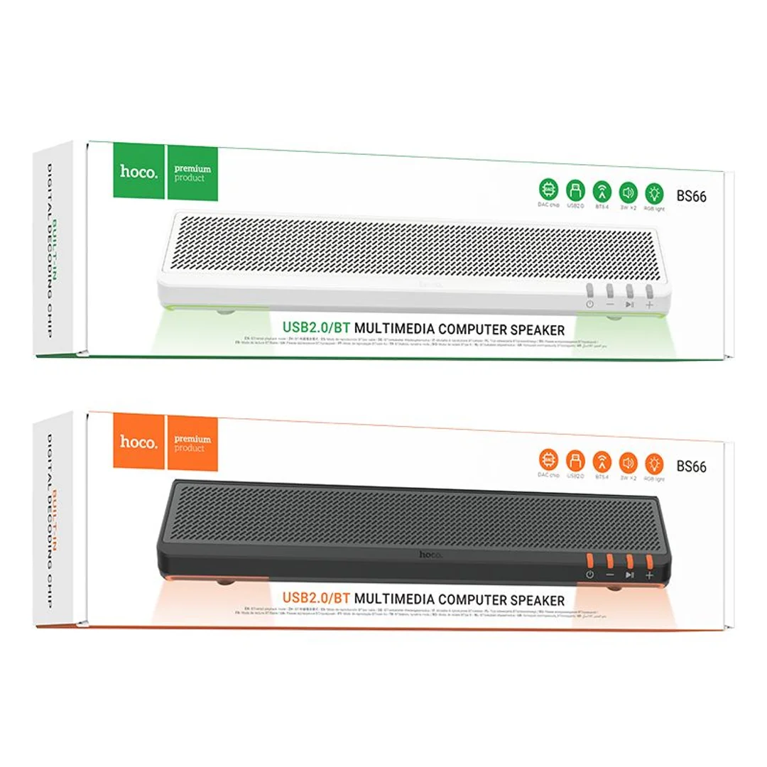 Głośnik Hoco bluetooth 2 x 3W 2w1 BS66 biały - 12
