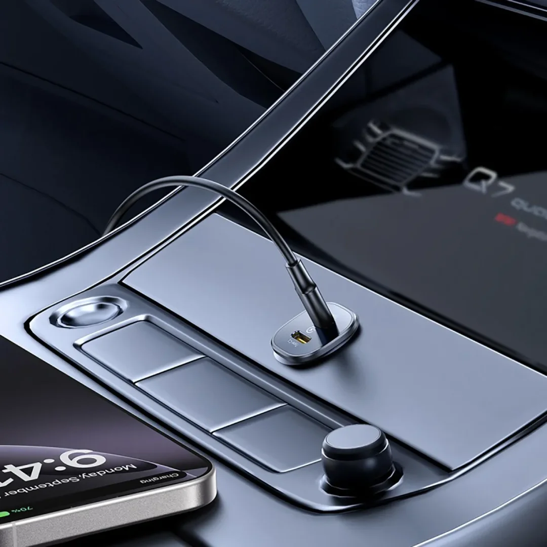 Ładowarka samochodowa Baseus GoTrip 2 x USB-C 30W - czarna (L) - 18