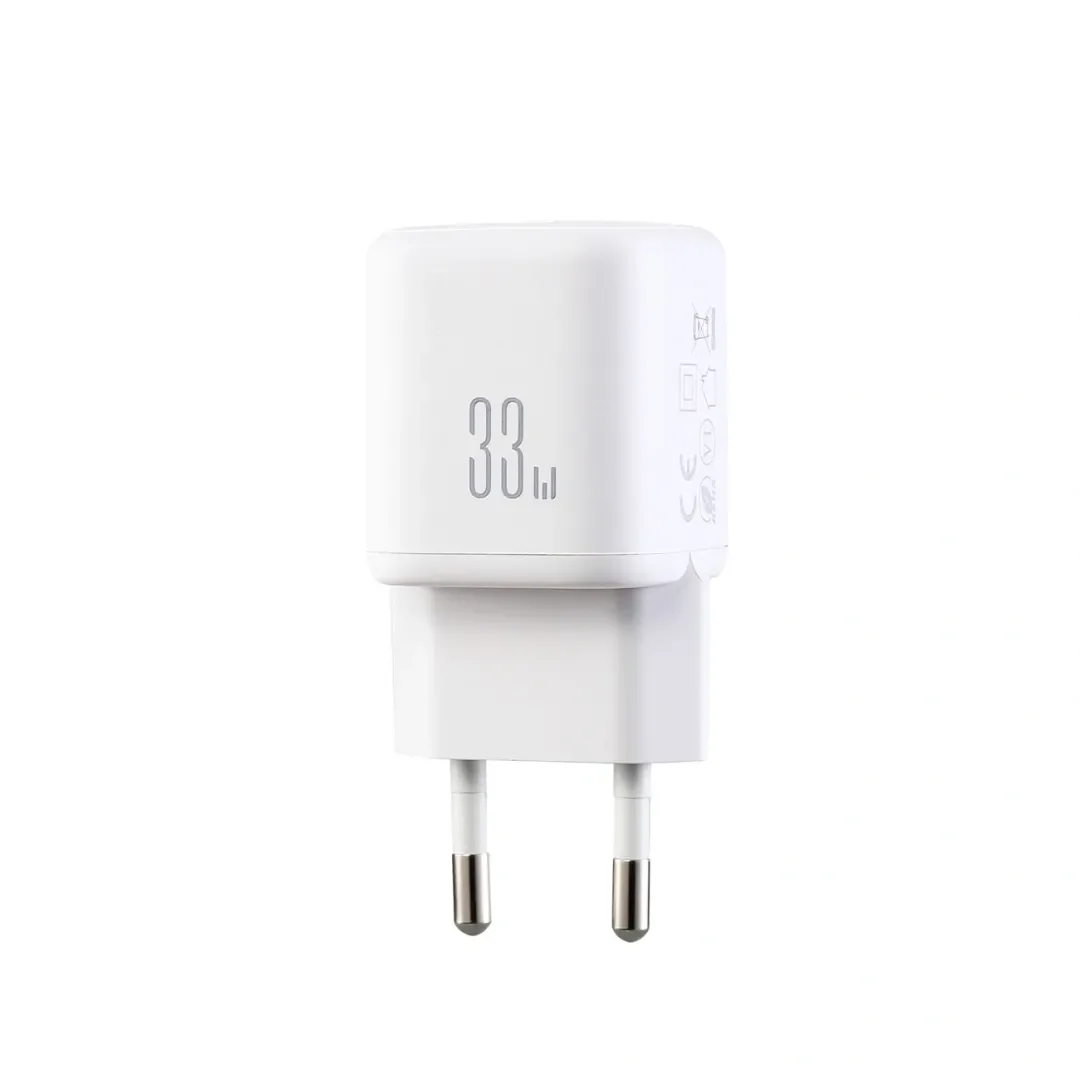 Ładowarka sieciowa Joyroom JR-TG7 33W USB-A + USB-C - biała - 4