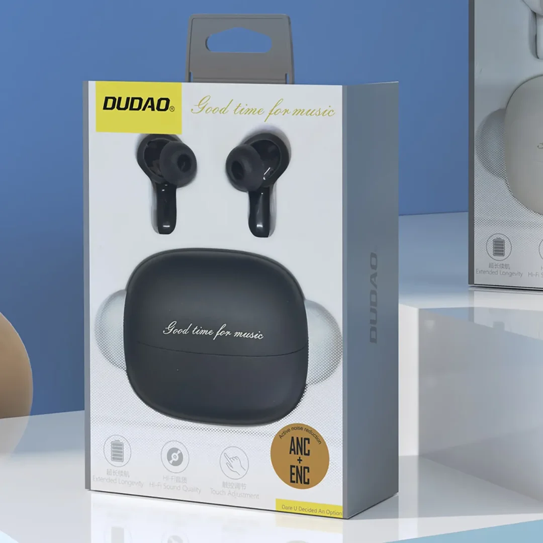 Słuchawki bezprzewodowe Dudao U21 TWS ANC ENC Bluetooth czarne - 7