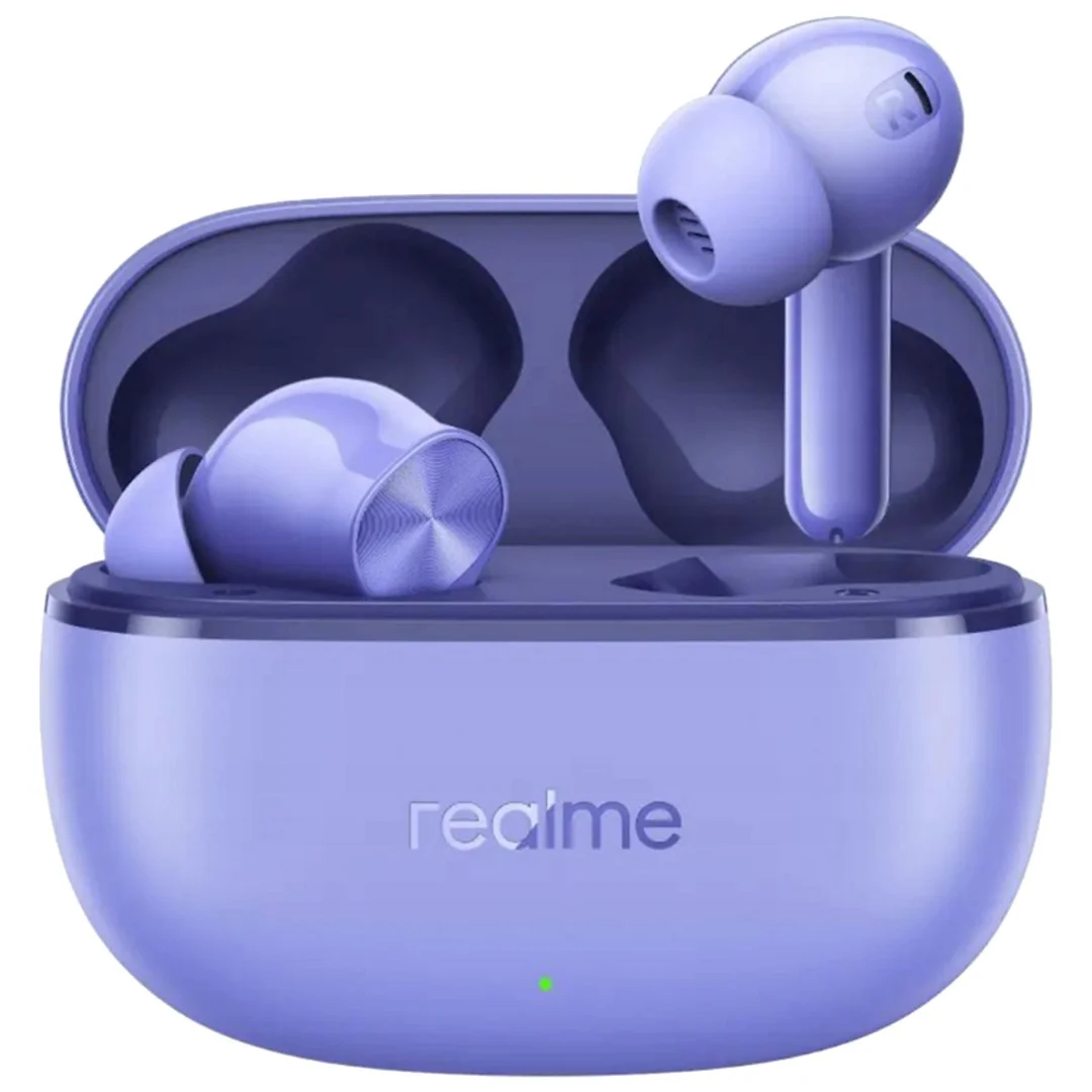 Słuchawki bezprzewodowe TWS Realme T200 Lite fioletowe (P) - 4