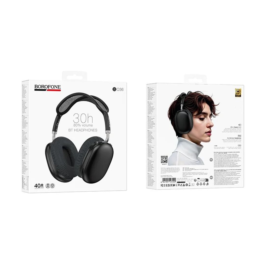 Słuchawki Borofone BO36 Tone bluetooth czarne - 8