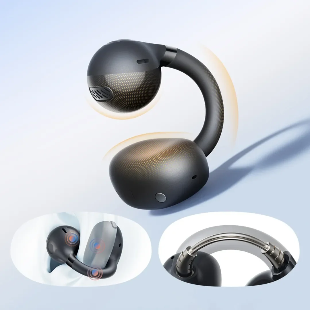 Słuchawki OWS Baseus Bass BC1 z klipsem - czarne (L) - 24