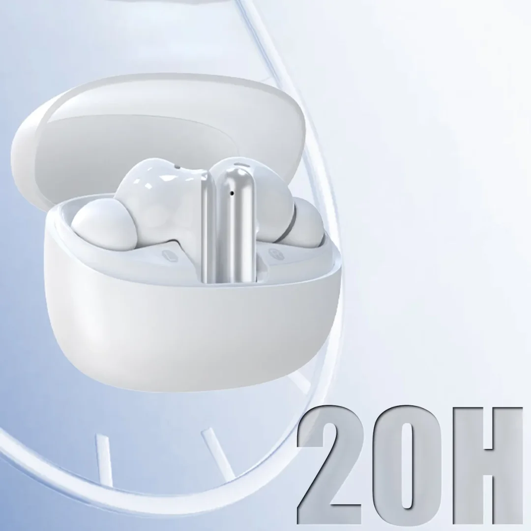 Słuchawki TWS Dudao U21 ANC ENC Bluetooth - białe - 11
