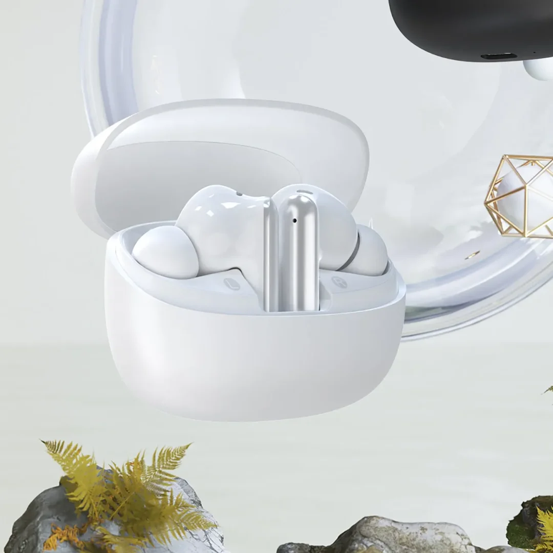 Słuchawki TWS Dudao U21 ANC ENC Bluetooth - białe - 15