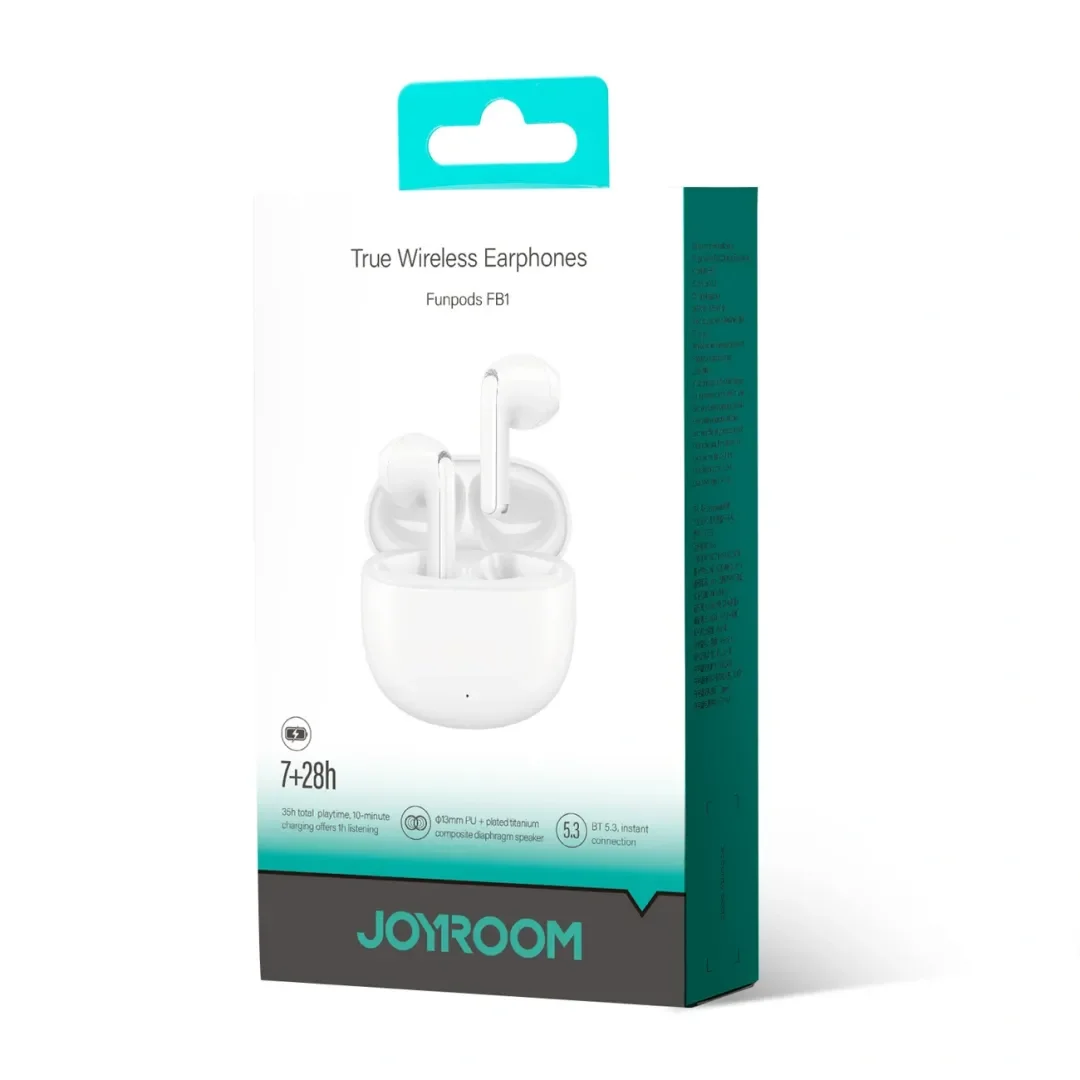 Słuchawki TWS Joyroom JR-FB1 Funpods Bluetooth 6.0 - białe - 21