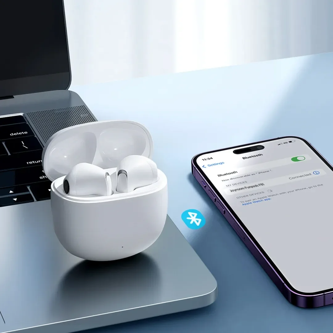 Słuchawki TWS Joyroom JR-FB1 Funpods Bluetooth 6.0 - białe - 24