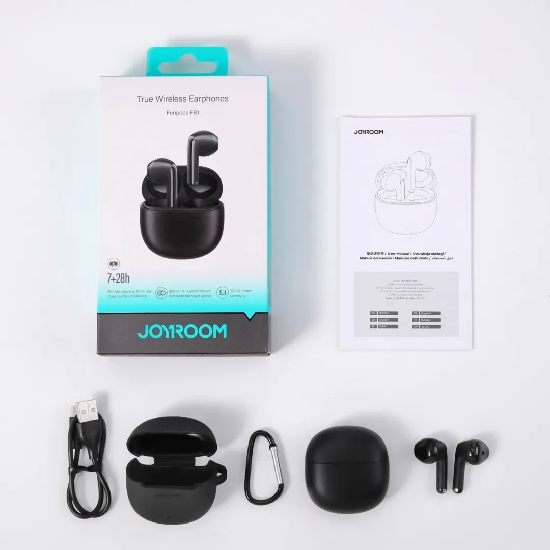Słuchawki TWS Joyroom JR-FB1 Funpods Bluetooth 6.0 - czarne - 22