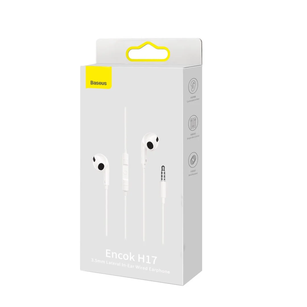 Słuchawki USB Baseus Encok H17 3.5mm białe (NGCR020002) - 6