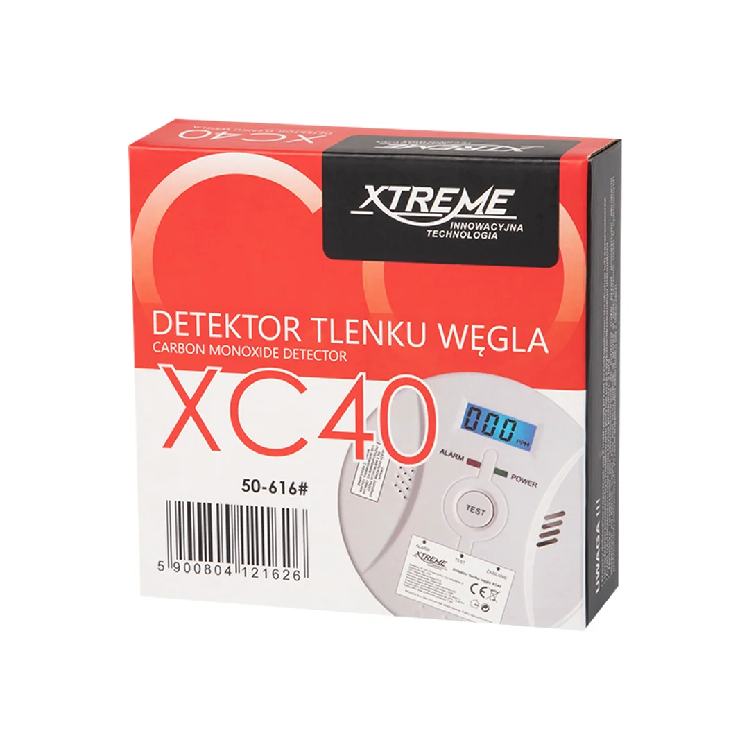 Detektor czujnik czadu XC40 LCD 50-616