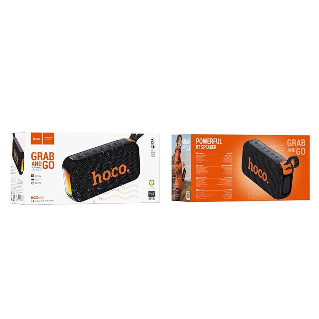 Głośnik bluetooth 2 x 10W 4h Hoco HC32 czarny - 6
