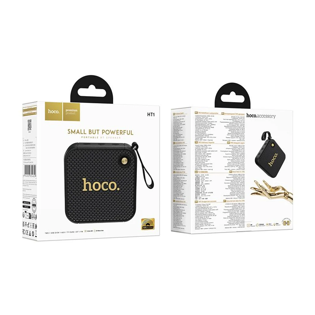 Głośnik bluetooth 8W 3h Hoco HT1 czarny - 6