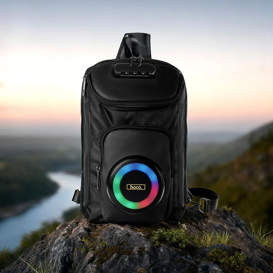 Głośnik bluetooth 8W 3h w formie plecaka 6L Hoco HC42 czarny - 8
