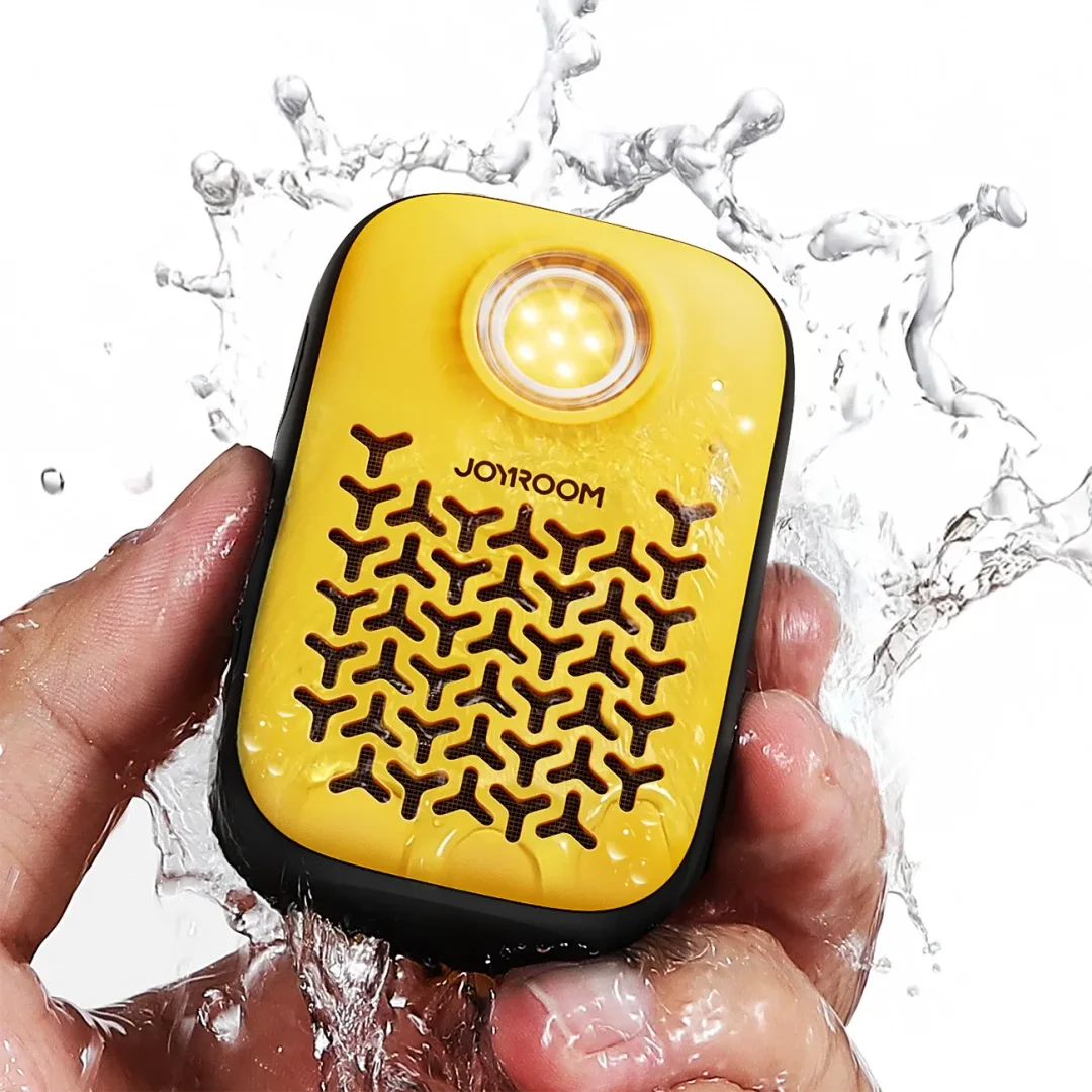 Głośnik Bluetooth Joyroom Maya JR-MS03 przenośny z wbudowaną latarką odporny - żółty - 3