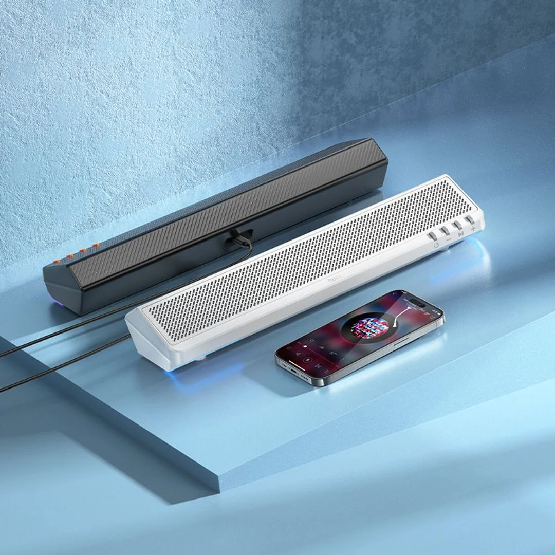 Głośnik Hoco bluetooth 2 x 3W 2w1 BS66 biały - 4