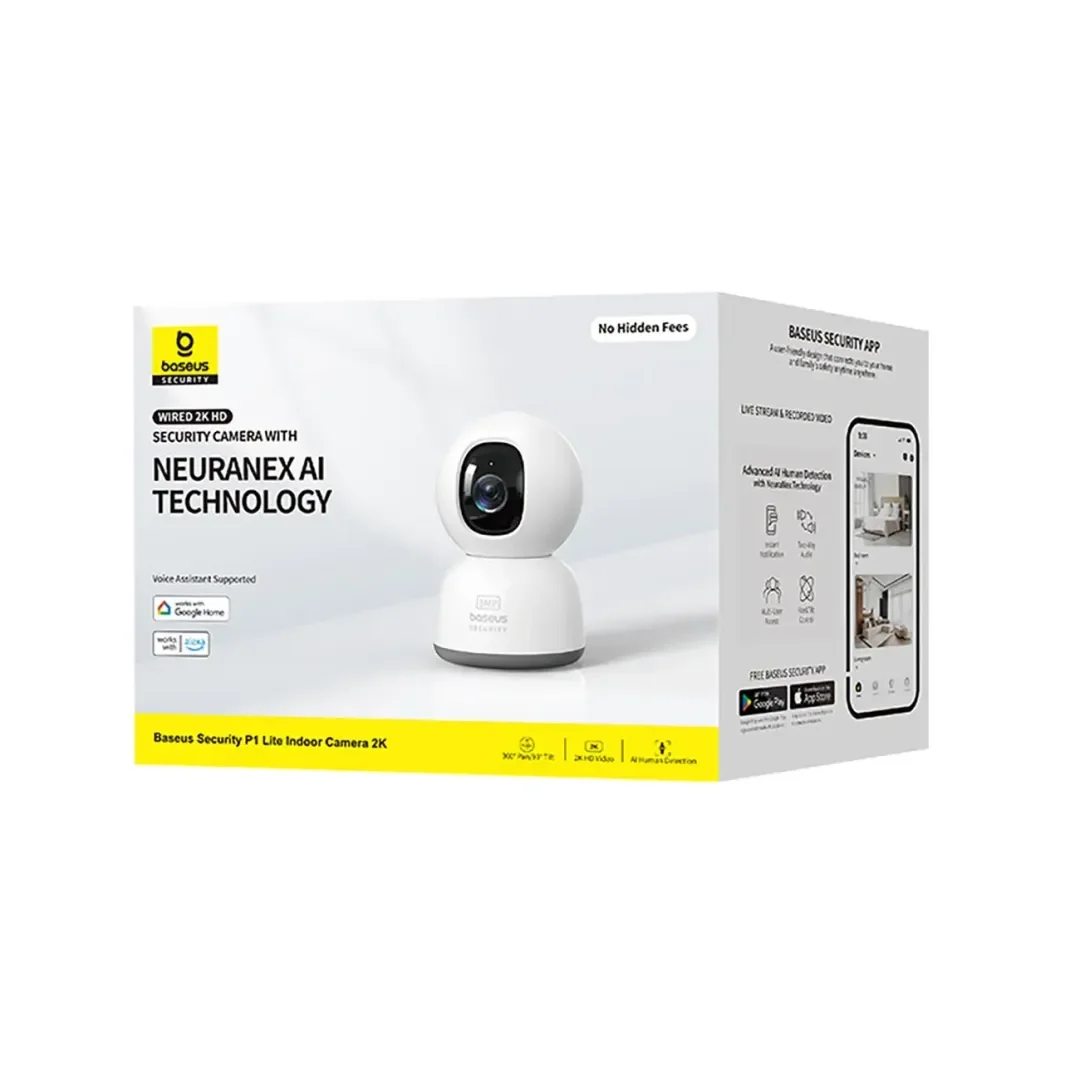 Kamera wewnętrzna Baseus Security P1 Lite 2K (wersja EU) – biała